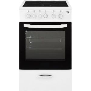 Beko CSS48100GW - Cuisinière vitrocéramique 3 foyers