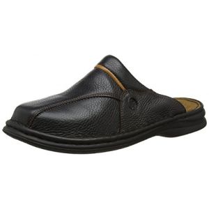 Josef Seibel Klaus, Chaussons homme, Noir (26 611 Black/Cognac), 45 EU