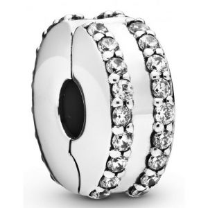 Image de Pandora Charm 798422C01 - Pavé Double Rang Argent