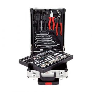 KS Tools Jeu de douilles, finition polie chrom?e 90 pi?ces 1/4" + 1/2"