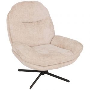 Atmosphera Fauteuil pivotant Stelan argile créateur d'intérieur