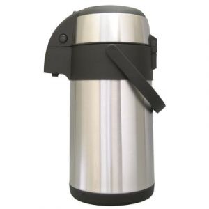 Visiodirect PICHET à pompe en acier inoxydable 3l