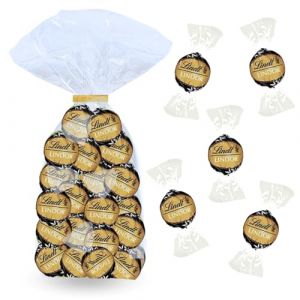 LINDT Assortiment de 40 bouchées LINDOR au chocolat Noir 70% 500 g de Chocolat à Offrir ou Partager entre Amis ou en Famille