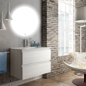 -16% - Cosyneo - Meuble de salle de bain - BALEA et miroir Led SOLEN - 60cm