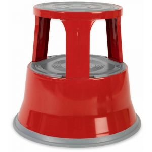 Tabouret en rouleau Patte d'éléphant Acier T1 Rouge