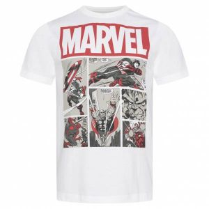 MARVEL Heroes Comics Hommes T-shirt FBMTS301WHT