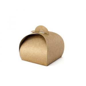 Boîtes, kraft, 8,5x8,5x7cm (1 paquet / 10 pièces)