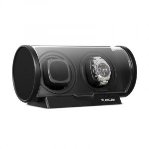 Klarstein Lugano Remontoir Automatique Pour 2 Montres 4 Modes De Rotation - Noir