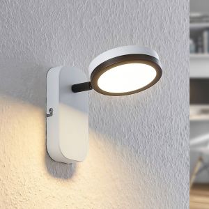 LED Plafonnier 'Vesim' en métal pour salon & salle à manger - blanc, noir