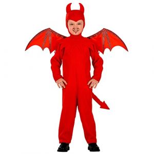 Widmann MILANO PARTY FASHION - Costume pour enfants Diable, Enfer, Satan, déguisements de carnaval, Halloween