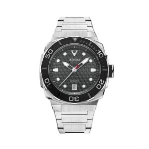 Montre Homme ALPINA Seastrong - AL-525G3VE6B Bracelet Acier Argent