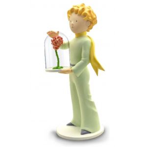 Plastoy Le Petit Prince Statuette Collector Collection Le Petit Prince Et La Rose 21 Cm