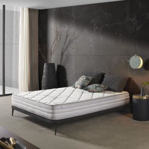 Image de Cosmos Matelas SYSTEM 140x190 cm mousse HR ACTIVE LATEX - VISCO V90 haute densité - mousse adaptative AeraPur - LITERIE CONF