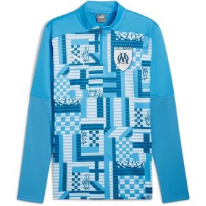 Puma Haut d'entra&icirc;nement 1/4 zip OM Prematch 2024/25