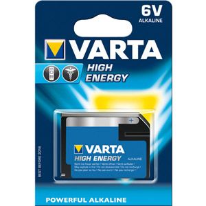 Varta Blister de 1 pile alcaline High Energy, 6V, format 7K67/4LR61/J