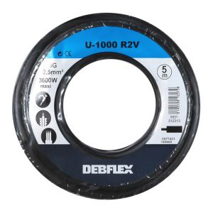 Image de Debflex BOBINOT 5M U1000 R2V 3G2,5 NOIR