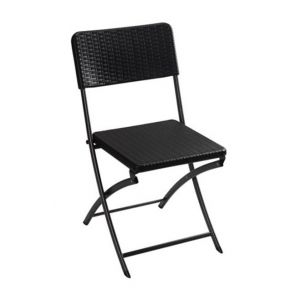 Image de Perel Toolland CHAISE PLIANTE - IMITATION ROTIN