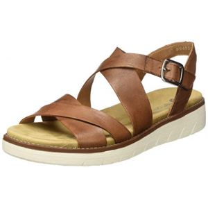 Remonte D2060, Sandales Bride arrière Femme, Marron (Muskat 24), 38 EU