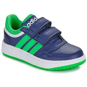 Adidas Baskets basses enfant HOOPS 3.0 CF C Bleu - Taille 28,29,30,31,32,33,34,35,33 1/2,31 1/2