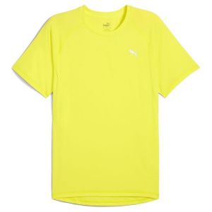 Puma Velocity Tee Maillot De Course Hommes - Jaune, Taille S