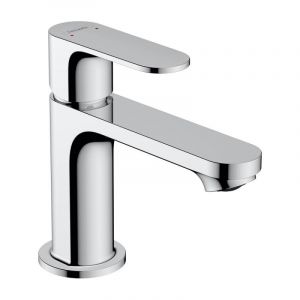 Hansgrohe Rebris s Mitigeur monocommandé pour lavabo 80 avec vidage, saillie : 121 mm, chromé, 72510000 - 72510000
