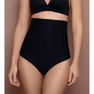 String taille haute sculptant - Noir