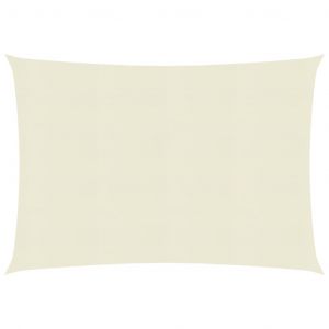 Image de VidaXL Voile d'ombrage 160 g/m² Crème 3x4,5 m PEHD