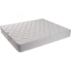 King Of Dreams Lot de 2 Matelas 120x200 Tissu Ignifugé Hauteur 25 cm au Confort Très Ferme Mousse Extrèmement Durable anti feu 120