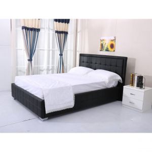 Image de Habitat et Jardin Ensemble Lit + Matelas ressorts Alex - 140 x 190 cm - Noir