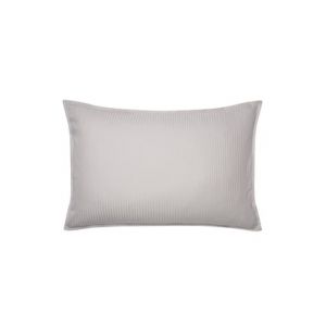 Essix Taie d'oreiller, Satin de Coton, Argent, 65x65 cm
