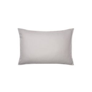 Essix Taie d'oreiller, Satin de Coton, Argent, 65x65 cm