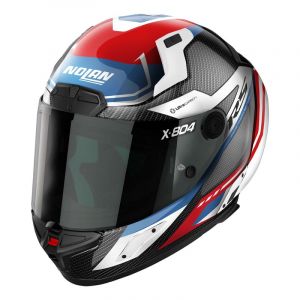 Nolan Casque int&eacute;gral X-804 RS Ultra Carbon Maven 016 carbon/white/re