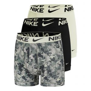 Nike Boxer Brief Logo beige noir vert (3 unit&eacute;s) - L