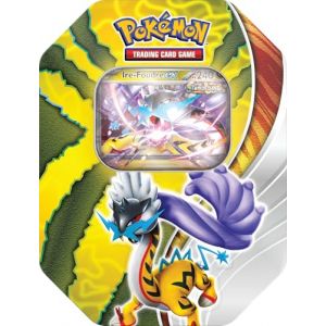 JCC Pokémon : Boîte Destinée Paradoxe – Ire-Foudre-ex (1 Carte Brillante et 4 boosters)