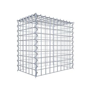 Gabion sur toile type 3 50 cm x 50 cm x 30 cm (L x H x P), maille 5 cm x 5 cm, spirale