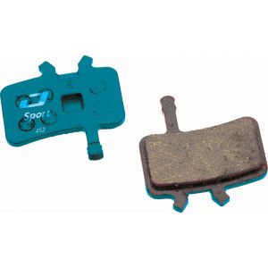 Jagwire Sport Organic Brake Linings for Avid BB7 / All Juicy Models 1 Pair, blue Plaquettes
