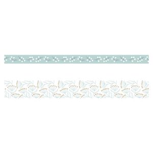 Artémio Ruban adhésif Masking Tape Splendid Christmas Blanc 2 pcs