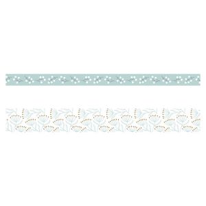 Artémio Ruban adhésif Masking Tape Splendid Christmas Blanc 2 pcs