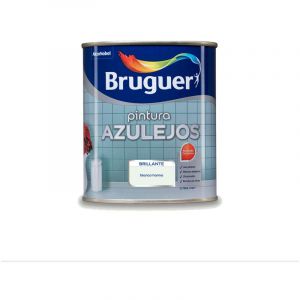 Bruguer 5075264 – Émail Blanc brillant pour carrelage farine bruguer, 750 ml