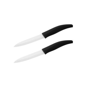 Lot de 2 couteaux d'office avec lame en céramique de 12,5 cm de long Céramique Nirosta