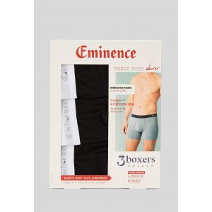 Eminence Lot de 3 boxers en coton
