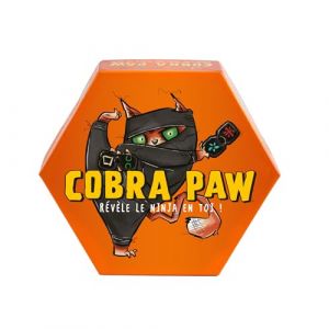 Bananagrams Cobra Paw Version Française - Révèle Le Ninja en toi Et Sois Le Premier à Obtenir 6 Pierres - Jeu d'oberservation Et De Rapidité - De 2 à 6 Joueurs - A Partir de 6 Ans - 91105