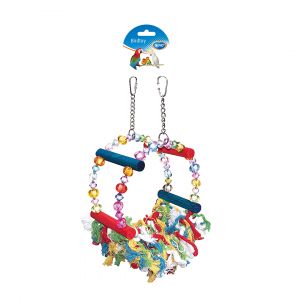 Balançoire pour oiseaux avec perles hamac Duvoplus