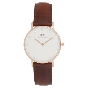 Image de Daniel Wellington W0950DW - Montre pour femme avec bracelet en cuir