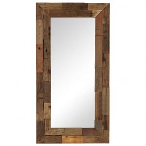 Image de VidaXL Miroir Bois de récupération massif 50 x 110 cm