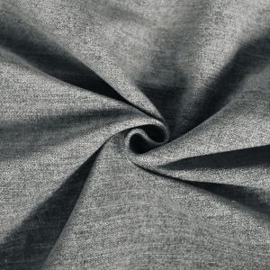 Tissu velours chin&eacute; gris qualit&eacute; si&egrave;ge 145 cm - Mondial Tissus