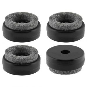Cyclingcolors 4x Patin glisseur feutre pied chaise meuble plastique 25 mm M5 M6 rondelle à visser