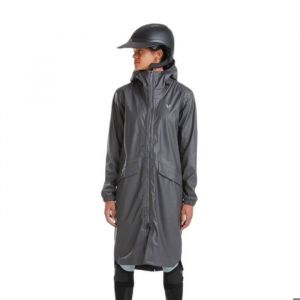 Veste imperm&eacute;able &agrave; capuche longue Horse Pilot Raintech
