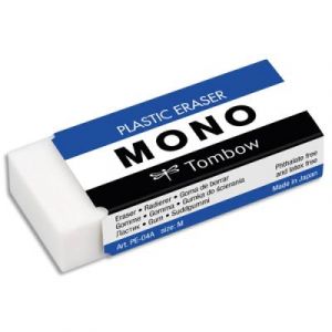 Image de Tombow Gomme MONO M 19g souple pour un résultat parfait - en PVC - sans phthalates et sans latex