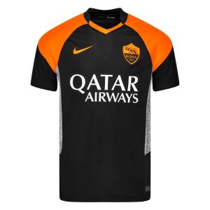 Nike 3e maillot de football A.S. Roma Stadium 2020/21 pour Enfant plus âgé - Noir - Taille S - Unisex